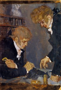 F. G. Cuvier und E. G. Saint Hilaire von Mikhail Dmitrievich Ezuchevsky