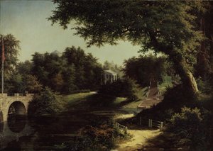 Blick auf den Park in Pawlowsk