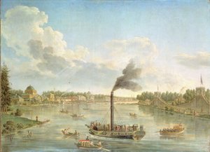 Großer Peterhof-Palast am Finnischen Meerbusen, 1761 von Mikhail Ivanovich Makhaev