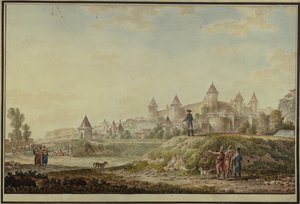 Ansicht der Festung Bender, 1790 von Mikhail Matveevich Ivanov