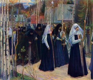 Nach der Schleiernahme, 1898, 1965 von Mikhail Nesterov