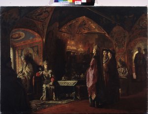Die Wohnung der Zarin von Mikhail Petrovich Klodt