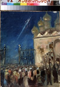 Ostermatutin. Werk von Michail Wassiljewitsch Nesterow (1862-1942)