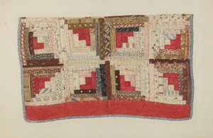 Patchwork-Bettdecke