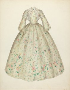 Kleid mit Kapellenkragen