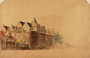 Alte Kathedrale und Turm von Harold, St. Valery von Miner Kilbourne Kellogg
