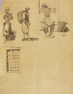 Bauernfiguren von Miner Kilbourne Kellogg