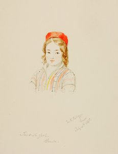 Türkisches Mädchen, Brusa, 1845