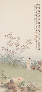 Blick auf einen Lotus-Teich von Ming Yu