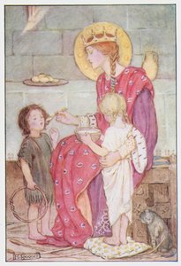 Heilige Margarete von Schottland von Minnie Didbin Spooner