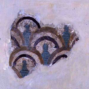 Spiralband und Blumen aus Knossos, Kreta, ca. 1500 v. Chr.