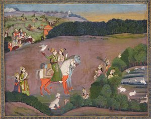 Sultan Baz Bahadur und Roopmati, ca. 1735