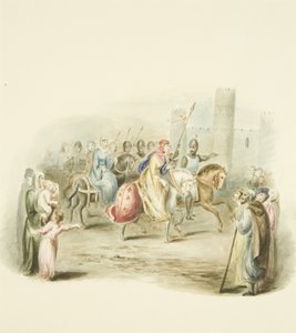 Einzug von Königin Matilda in die Burg von Bristol