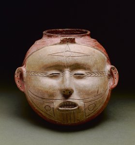 Menschliches Effigie-Gefäß, Späte Mississippi-Periode, 1300-1500