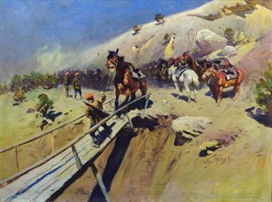 Die Teufelsbrücke, 1931 von Mitrofan Borisovic Grekov