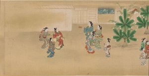 Feste der zwölf Monate, 1682-1752 von Miyagawa Chōshun