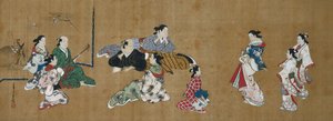 Unterhaltungsszene von Miyagawa Chōshun