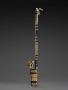 Atlatl mit Katze