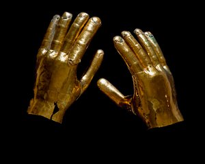 Präkolumbianische Kunst, Mochica-Kultur: goldene Grabbeigaben