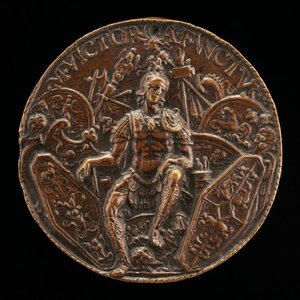 Mars umgeben von Trophäen