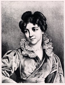Porträt von Gräfin Praskovya Petrovna Kutaysova, 1827 von Modest Dmitryevich Rezvoy