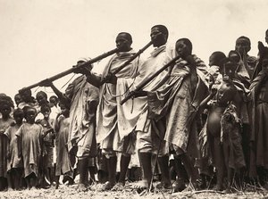 „Ein Imperium aufbauen“ im faschistischen Zeitalter: abessinische Musiker, 09/05/1936