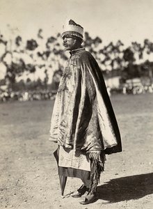 „Ein Imperium aufbauen“ im faschistischen Zeitalter: koptischer Priester, 09/05/1936 von Modestino Baldinetti