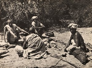 „Ein Imperium aufbauen“ im faschistischen Zeitalter: eine Gruppe von Nomaden ruht sich aus, 09/05/1936