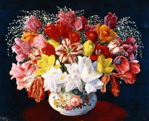 Großer Tulpenstrauß von Moise Kisling