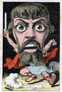 Porträt des Schauspielers Mount-Sully (Jean Sully Mounet, Mounet Sully) von Moloch