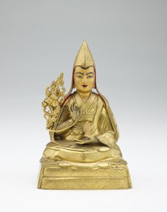 Unidentifizierter Lehrer, aus einem Teilset von Lamas und Lehrern, Mitte 19. Jahrhundert von Mongolian School