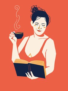 Gemütlicher Lesemoment von Monika Gregulska