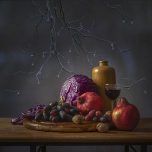 Dunkles Herbst-Stillleben von Monique van Velzen