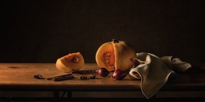 Rustikales Erntestillleben