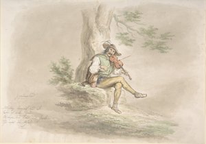 Zigeunergeiger, 1858 von Monogrammist CG