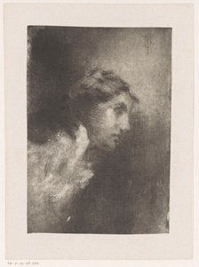 Kopf einer Frau von Monogrammist CR (Spanje)
