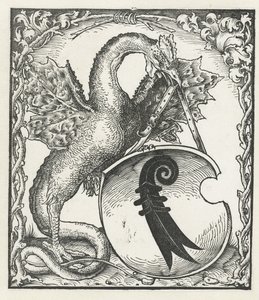 Drache mit dem Wappen von Basel