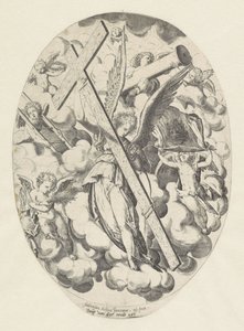 Engel mit Leidenswerkzeugen von Monogrammist GH