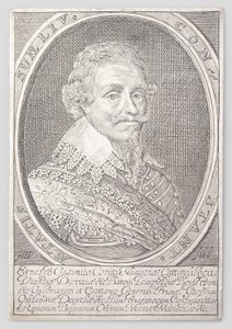 Porträt von Ernst von Nassau von Monogrammist HW