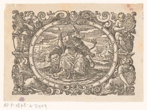 Städtemagd von Venedig von Monogrammist VF (graveur)
