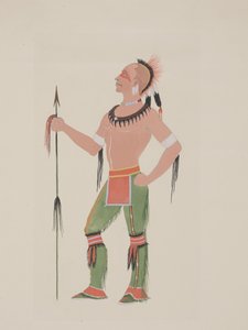Osage, ca. 1934 von Monroe Tsatoke