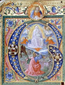 f.106v Historisierte Initiale 