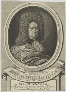 Porträt von Jacob Hintze 1622-1702, 1695 von Moritz Bodenehr