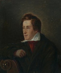 Porträt des Dichters Heinrich Heine 1797-1856 von Moritz Daniel Oppenheim