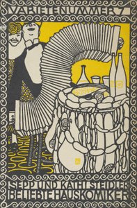 Varieté-Nummer 7: Sepp und Kathi Steidler, beliebte Hauskomiker, 1907 von Moritz Jung