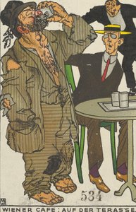 Wiener Café: Auf der Terrasse, 1911 von Moritz Jung