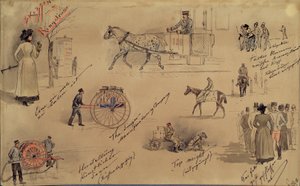 Wiener Typen 1883 (Skizzen von der Ringstraße)