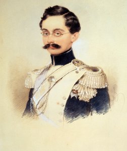 Porträt von Adolphe I., Herzog von Nassau, Großherzog von Luxemburg 1817-1905, 1840er von Moritz Michael Daffinger