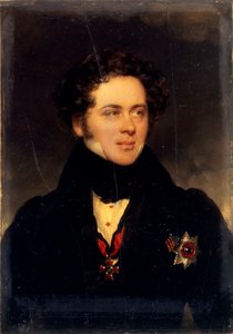 Porträt von Graf Alexey Alexeyevich Perovsky 1787-1837, Schriftsteller Antony Pogorelsky, 1827 von Moritz Michael Daffinger
