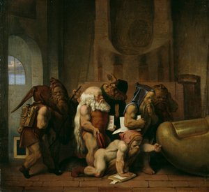 Gnomen am Zeh der Bavaria von Moritz Ludwig von Schwind